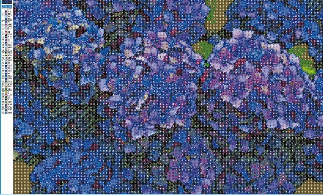 Stained Glass Hydrangeas Diamond Painting Kit - Art by Sals – A Homespun  Hobby
