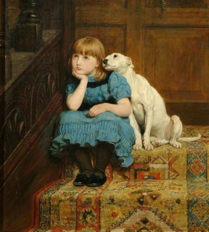 Sympathy by Briton Riviere, 1878 Diamond Painting Kit - A Homespun Hobby