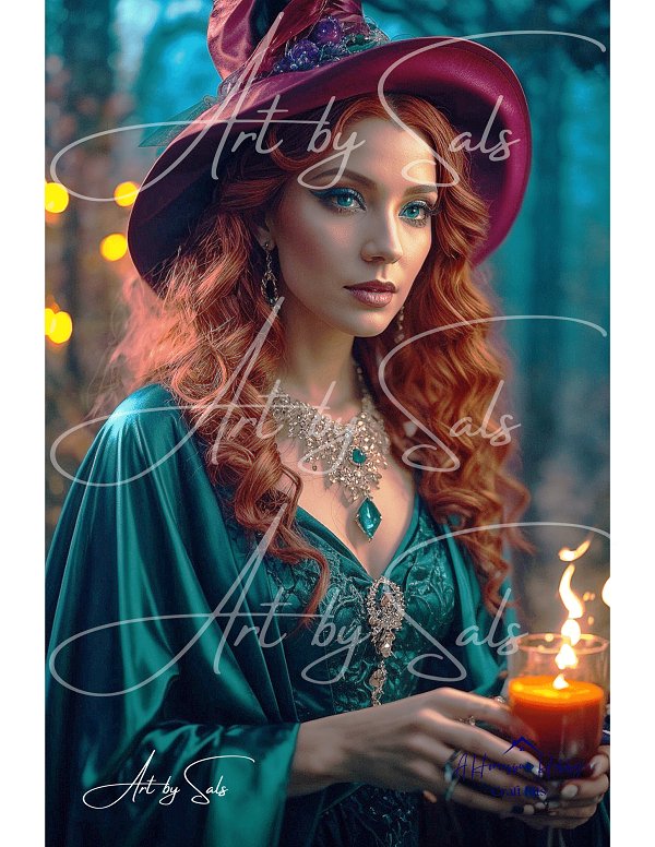 The Enchantress Mystique Diamond Painting Kit - Art by Sals - A Homespun Hobby