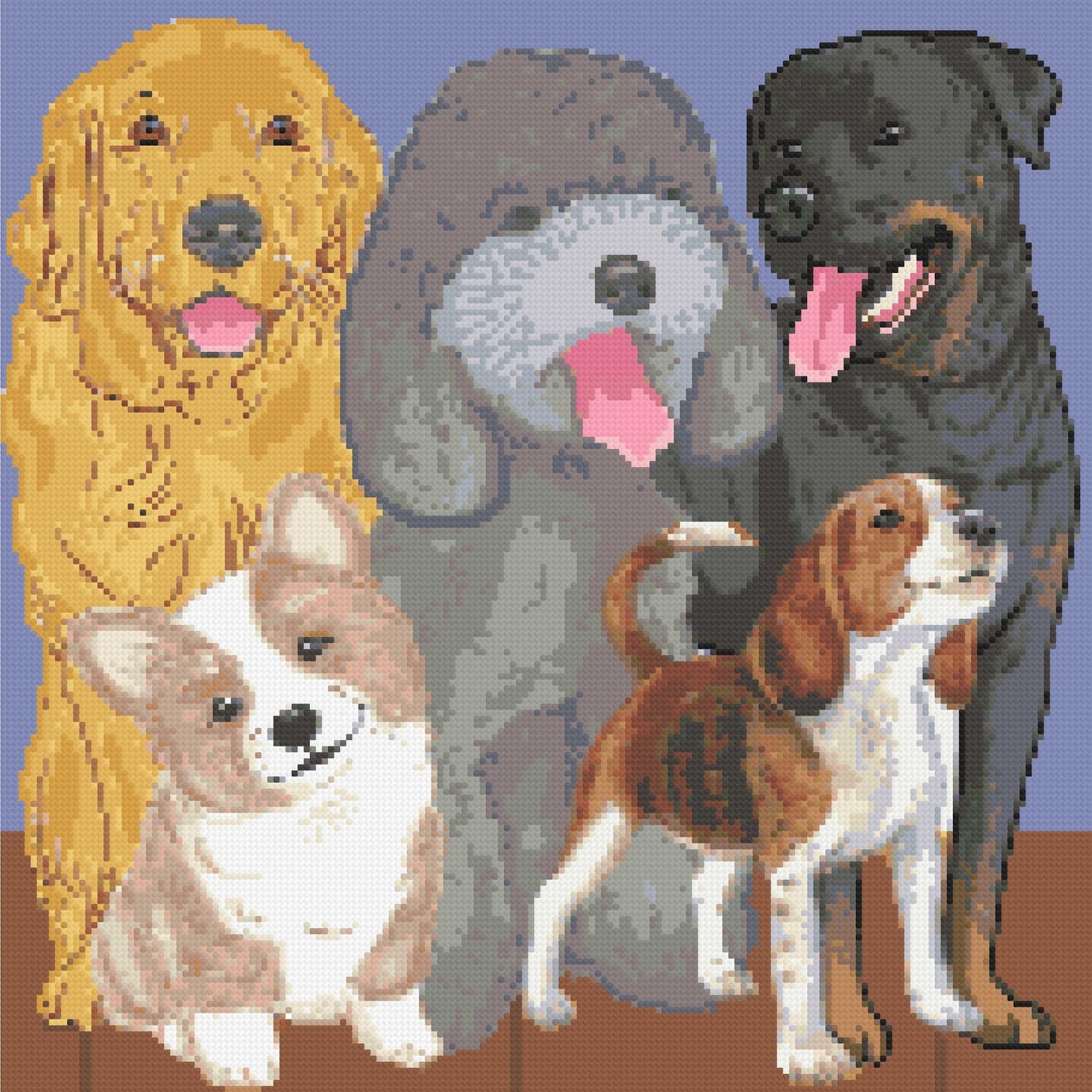 The Paw-some Quintet Diamond Painting Kit - A Homespun Hobby