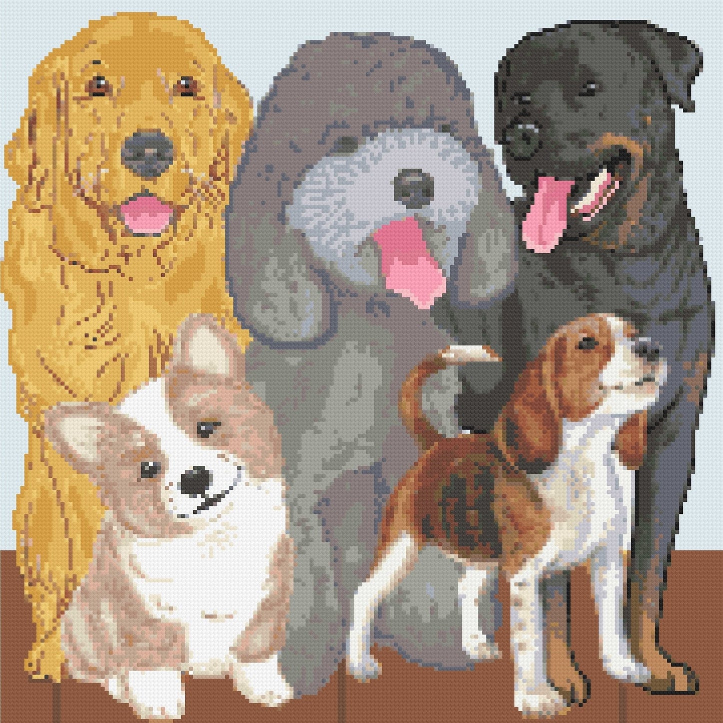 The Paw-some Quintet Diamond Painting Kit - A Homespun Hobby