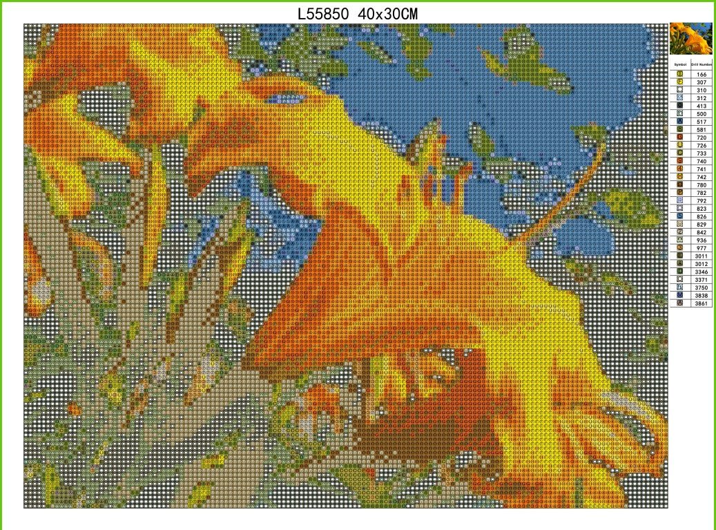 Wake to Face The Day Diamond Art Painting Kit - by Diane Nadolny Art - A Homespun Hobby