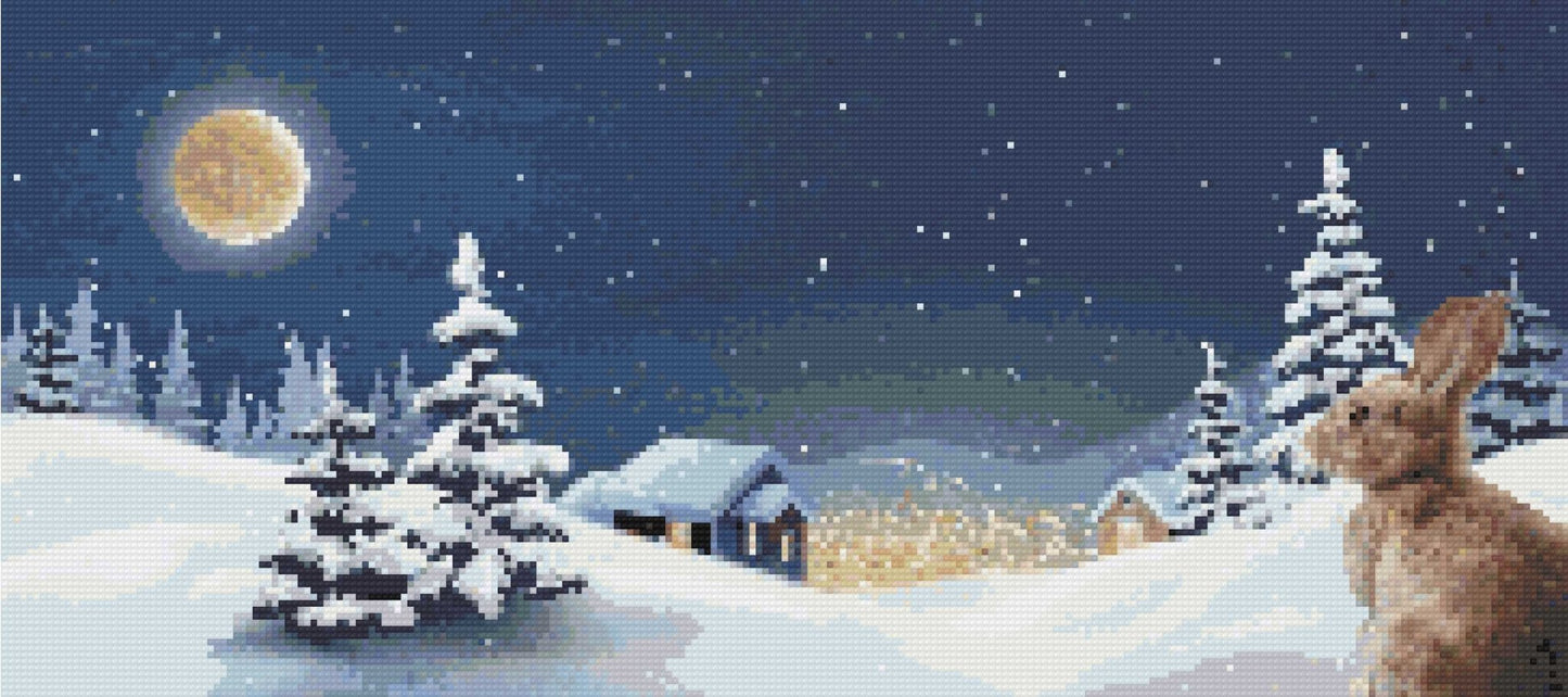 Winter Magic Diamond Painting Kit by Art by Sals - A Homespun Hobby