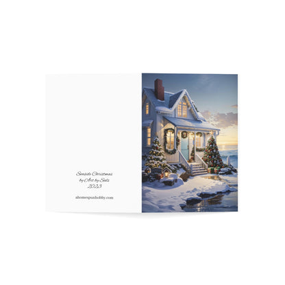 Seaside Christmas Greeting Cards