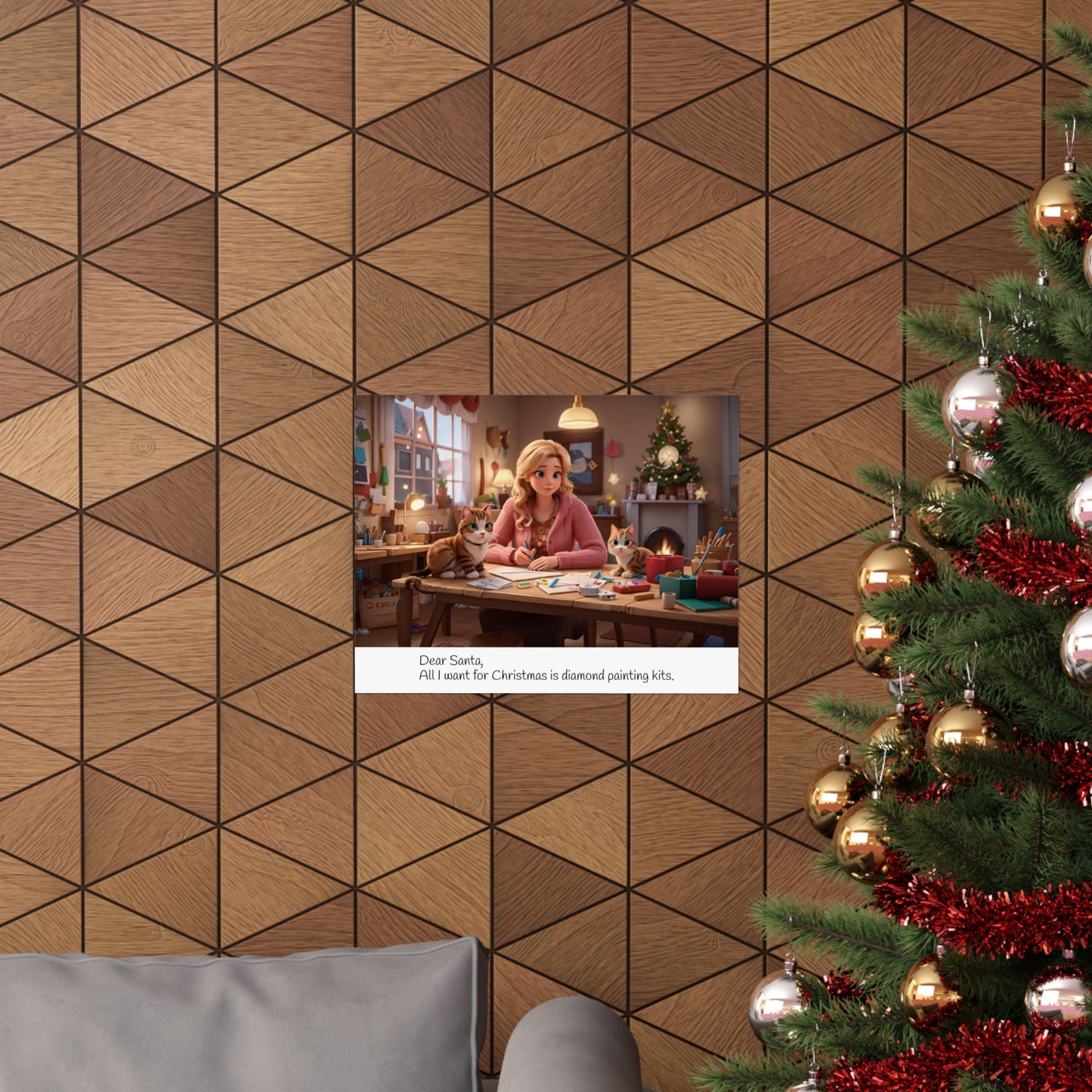 Dear Santa Matte Horizontal Posters