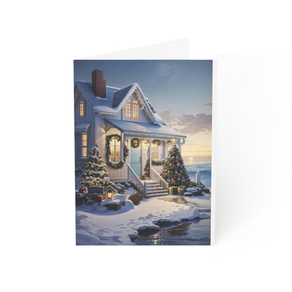 Seaside Christmas Greeting Cards