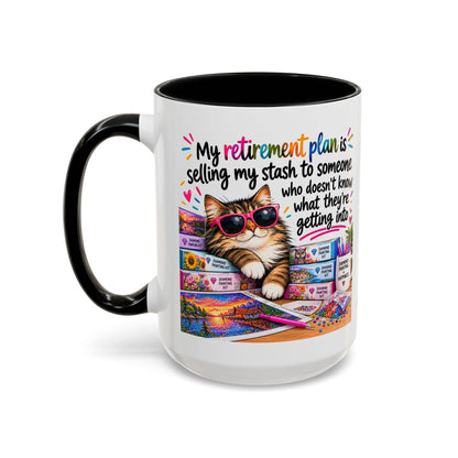 My Retirement Plan Is Selling My Stash Diamond Painting Coffee Mug