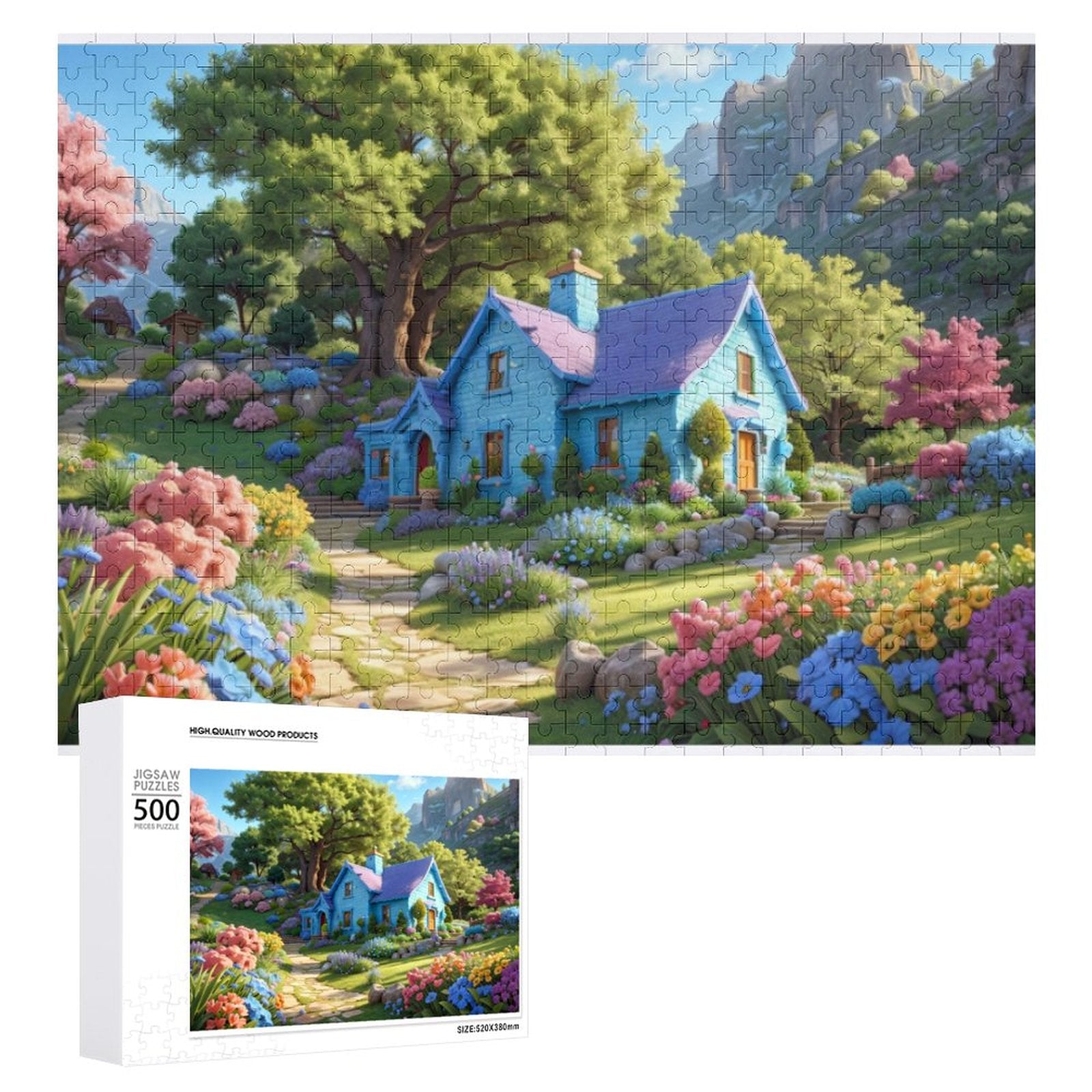 My Favorite Corner of the World Wooden Picture Jigsaw Puzzle A Homespun Hobby