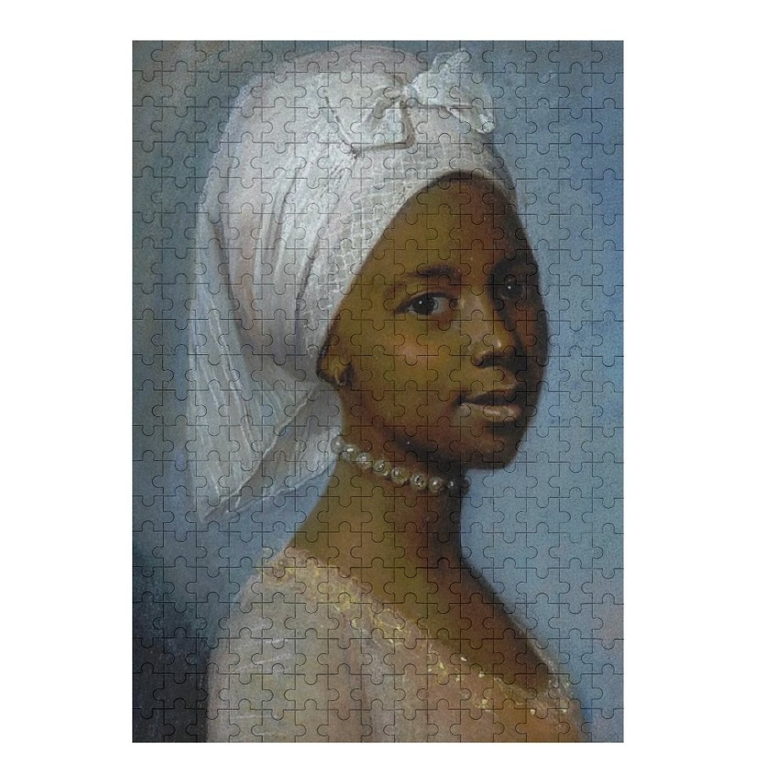 Portrait of a Young Woman, Artist Unknown, Wooden Picture Jigsaw Puzzle