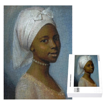 Portrait of a Young Woman, Artist Unknown, Wooden Picture Jigsaw Puzzle