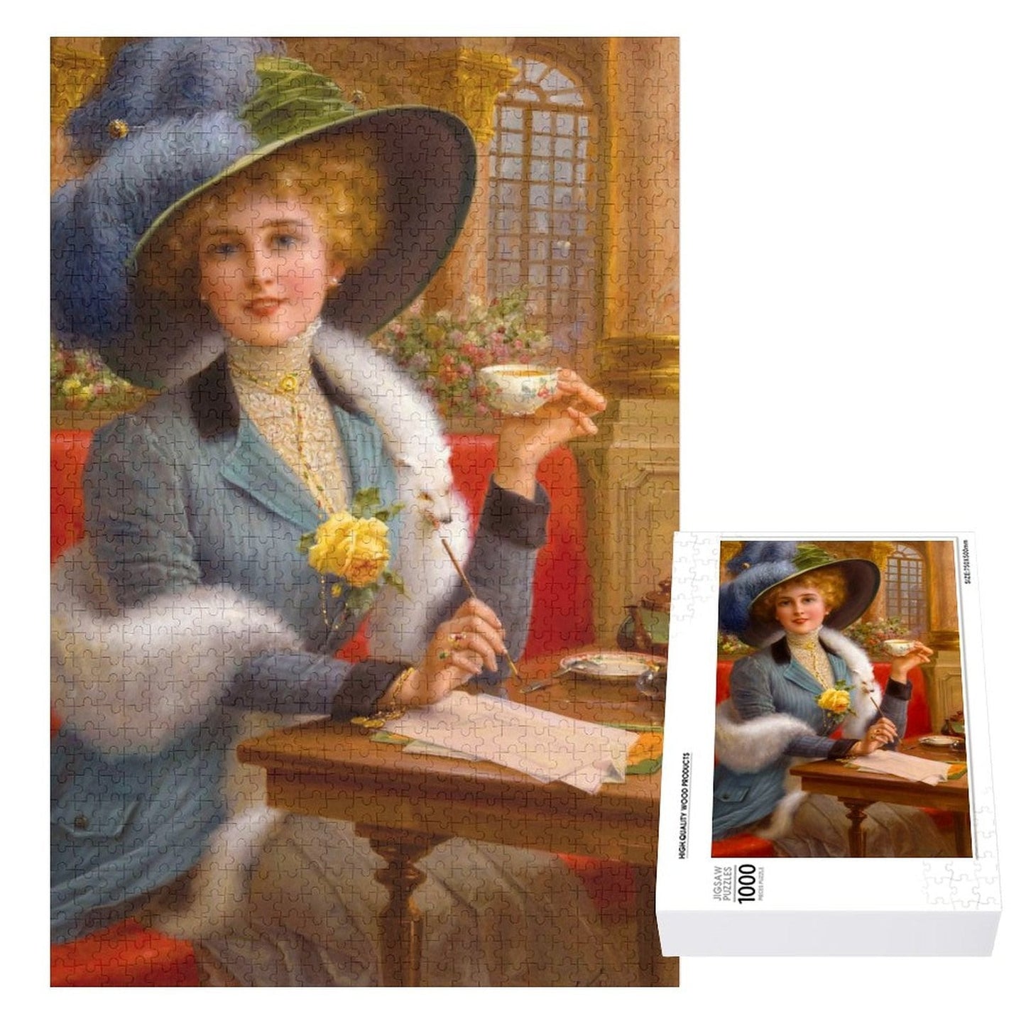 From Paris with Love, by Emile Vernon, Jigsaw Puzzle ahomespunhobby.com