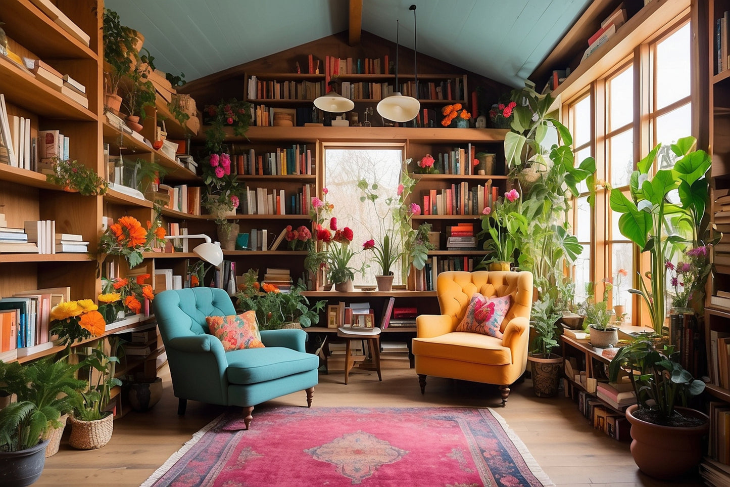 The Cottage Library Wooden Jigsaw Puzzle 1000 pieces