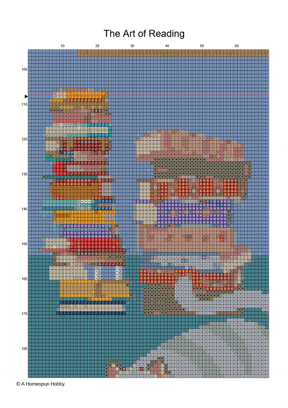 Diamond Painting Chart - The Art of Reading