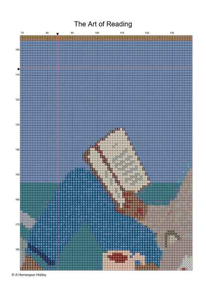 Diamond Painting Chart - The Art of Reading