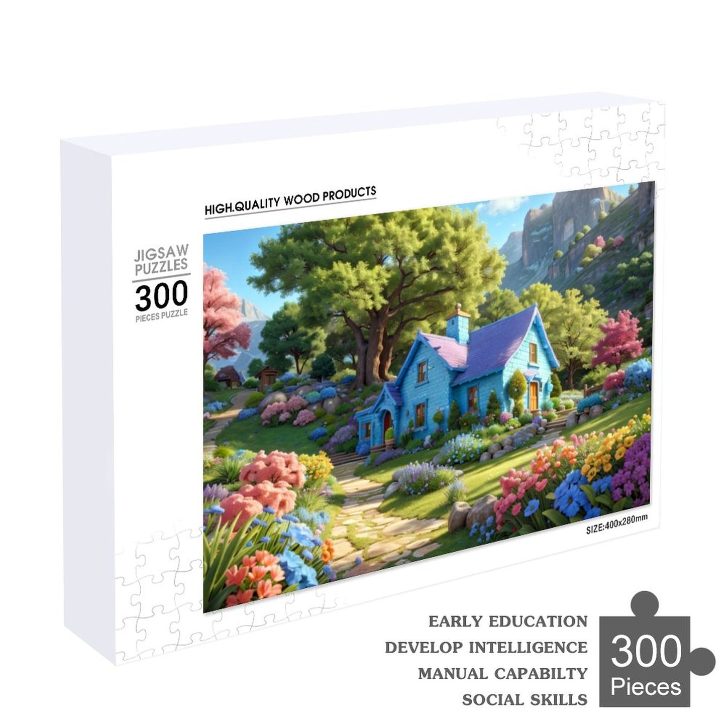 My Favorite Corner of the World Wooden Picture Jigsaw Puzzle A Homespun Hobby