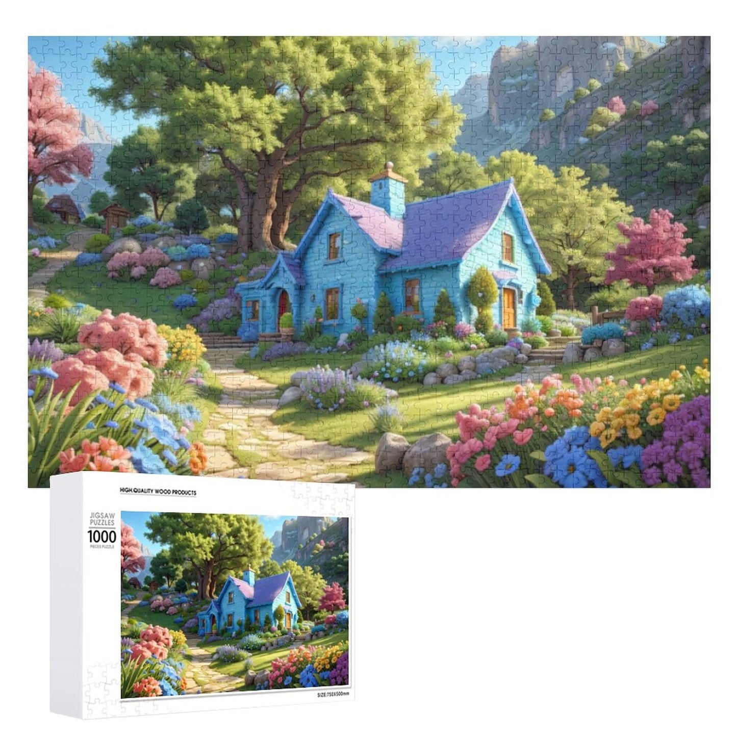 My Favorite Corner of the World Wooden Picture Jigsaw Puzzle A Homespun Hobby
