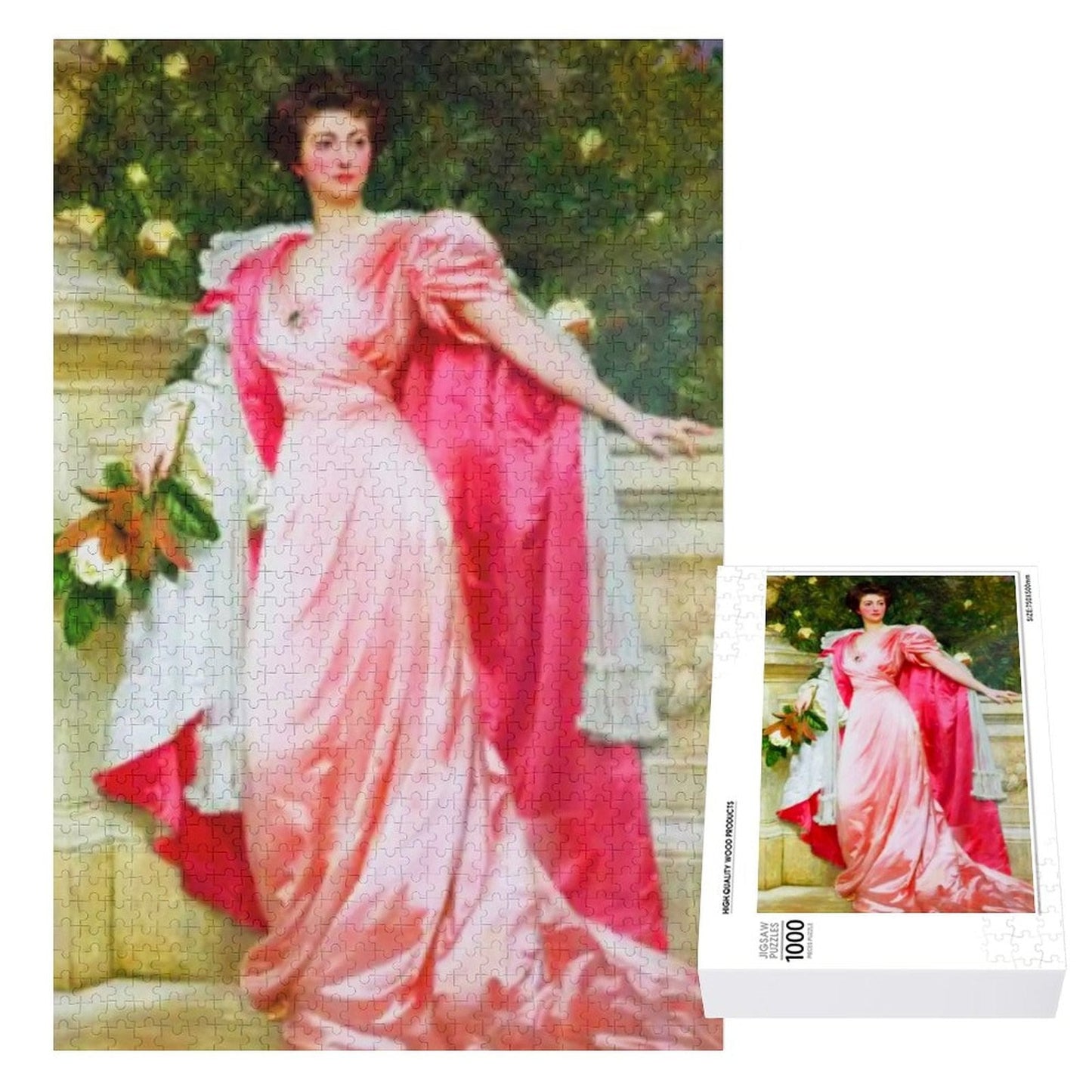 Constance Duchess of Westminster by Frank Kicksee (1906) Old Masters Jigsaw Puzzle. AHomespunhobby.com