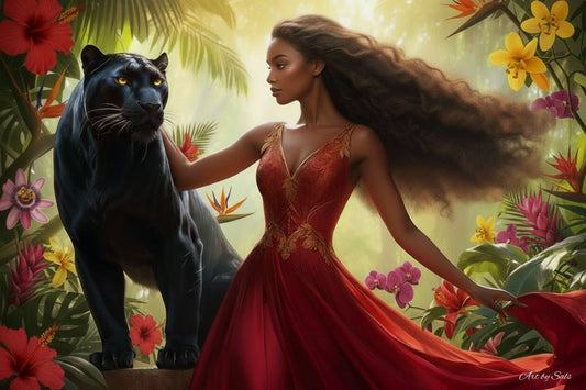 Arabella and Her Cat Jigsaw Puzzle, 1000 pieces