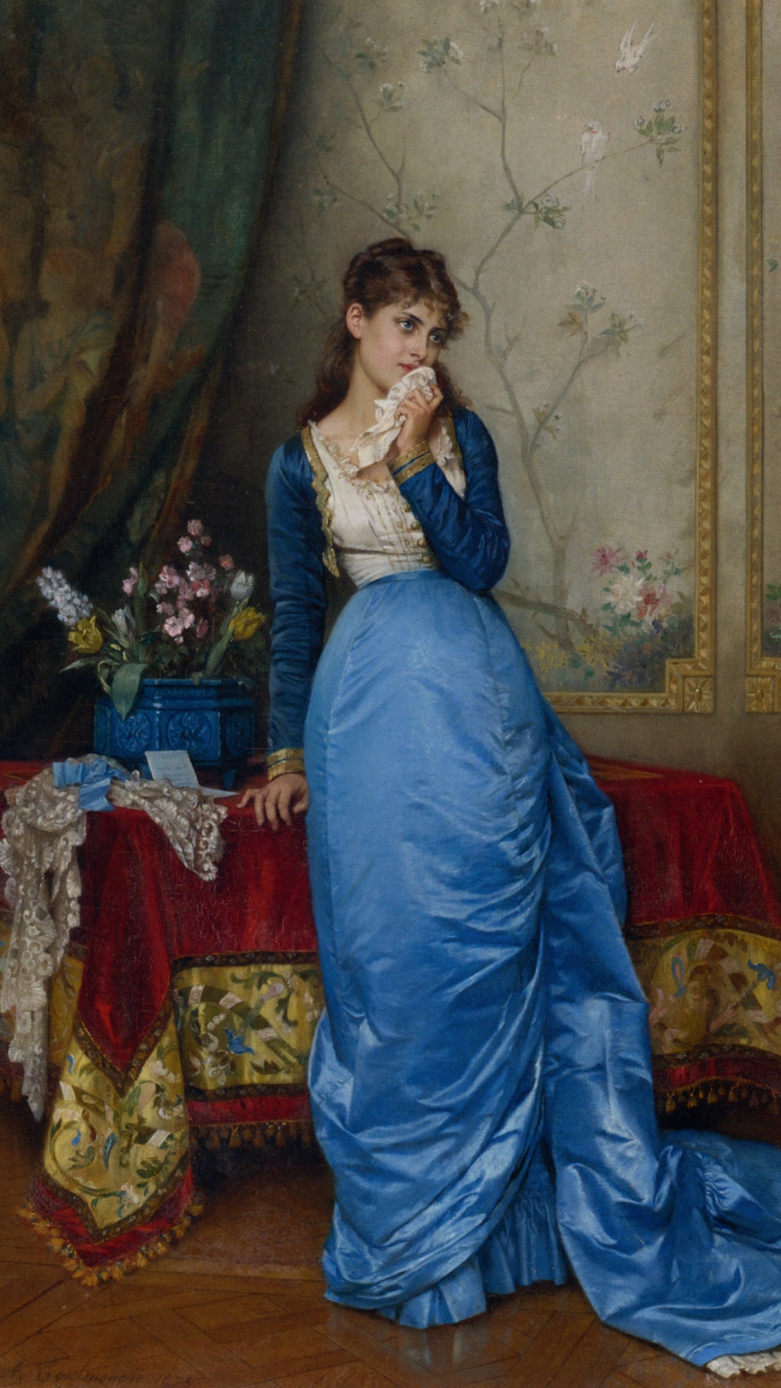 Diamond Painting Kit The Letter by Auguste Toulmouche