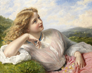 Song of the Lark by Sophie Gengembre Anderson Diamond Painting Chart