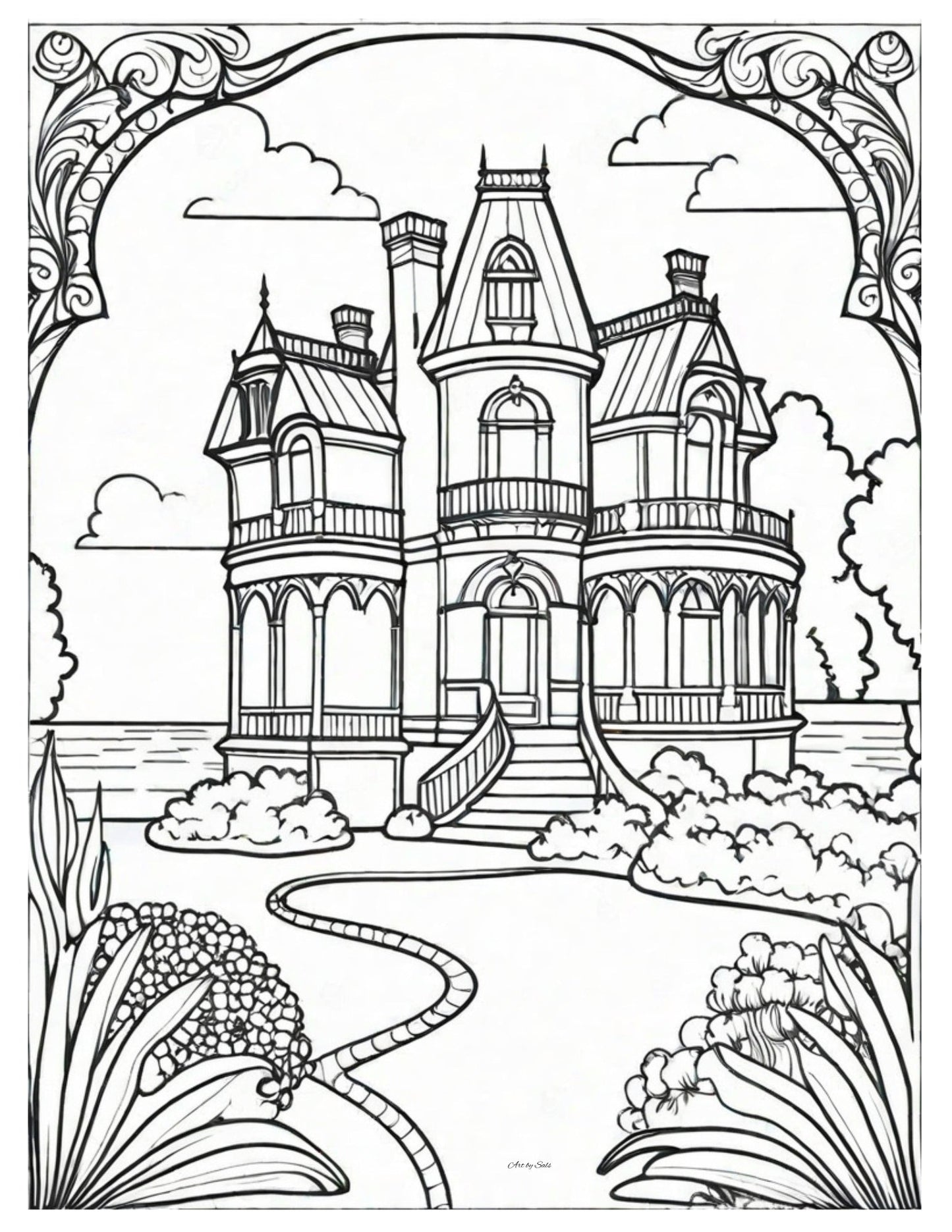 Adult Coloring Pages - 20 Printable pages - A Homespun Hobby