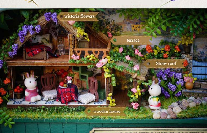 Box Theater DIY Miniature Dollhouse Kit - Countryside Notes - A Homespun Hobby