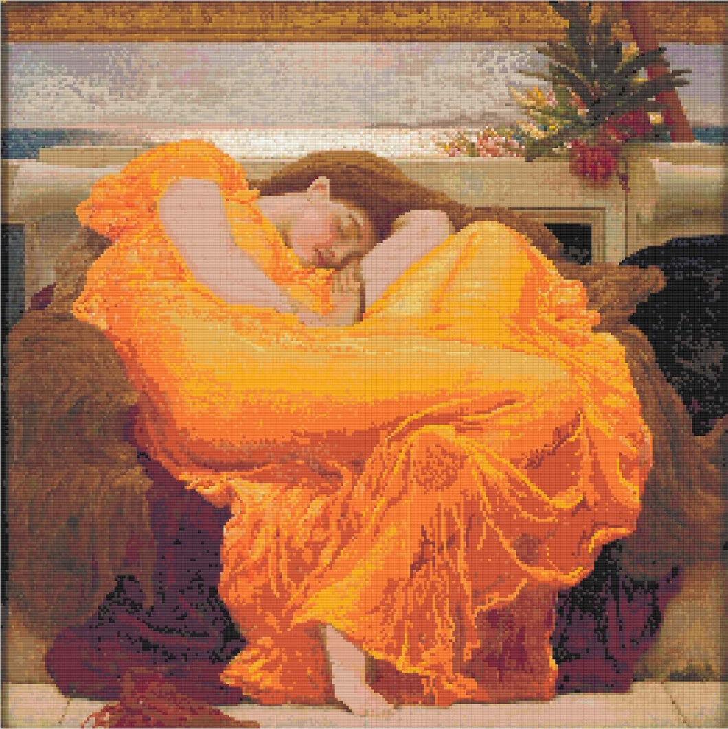 Flaming June by Frederic Lord Leighton, 1895 Diamond Painting Kit - A Homespun Hobby