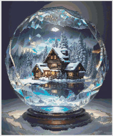 Glistening Solitude Diamond Painting Kit by Art by Sals - A Homespun Hobby