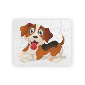 Happy Puppy Jigsaw Puzzle - A Homespun Hobby