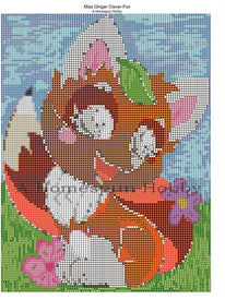 Miss Ginger Clever-Fox Diamond Painting Kit - Art by Sals - A Homespun Hobby