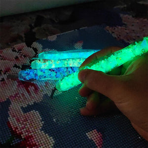New Luminous Resin Diamond Drill Pen With Metal Replacement Heads - A Homespun Hobby