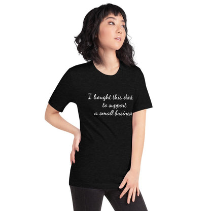 Support Small Woman's Owned Businesses Short-Sleeve Unisex T-Shirt - A Homespun Hobby