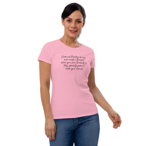 T-Shirt - Diamond Painting Therapy Women's short sleeve - A Homespun Hobby
