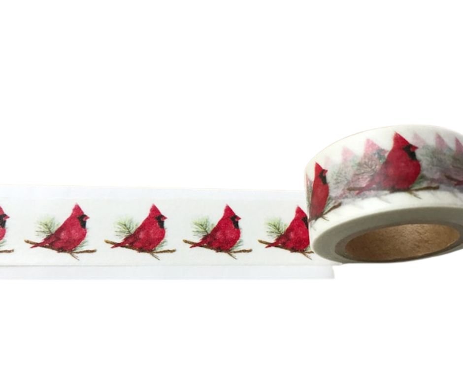 Cardinal Washi Tape for Diamond Painting and Crafts - A Homespun Hobby