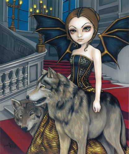 Wolf Manor by Jasmine Becket-Griffith Diamond Painting Conversion Chart - A Homespun Hobby