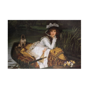 Woman in a Boat by James Tissot Jigsaw Puzzle - A Homespun Hobby